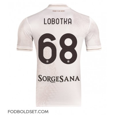 SSC Napoli Stanislav Lobotka #68 Udebanetrøje 2025-26 Kortærmet SSC Napoli Stanislav Lobotka #68 Udebanetrøje 2025-26 Kortærmet